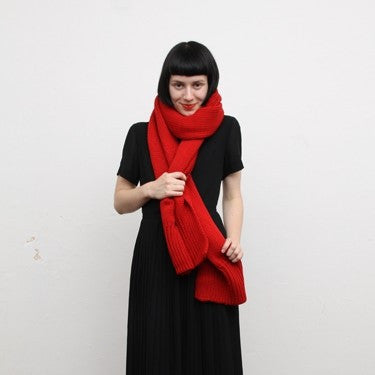 Very Homely Red Cotton Scalf