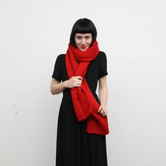 Very Homely Red Cotton Scalf